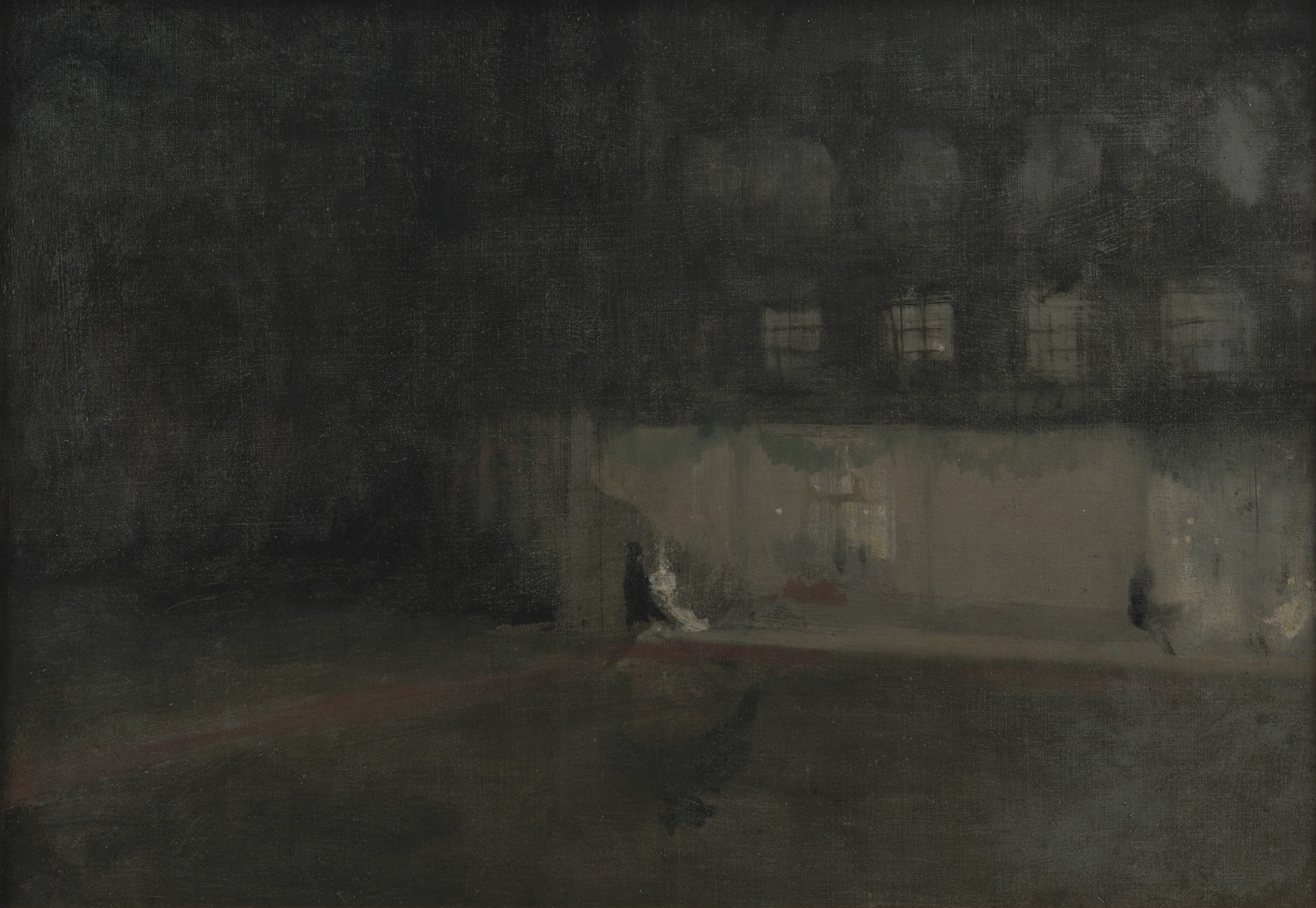 Nocturne: Cremorne Gardens, No. 3 - by James Abbott McNeill Whistler