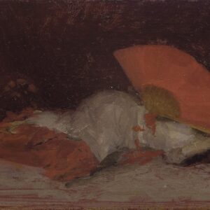 Note en Rouge: L'Eventail - by James Abbott McNeill Whistler