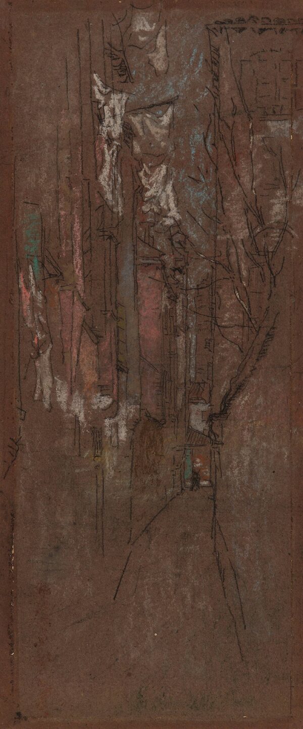 A Street in Venice - by James Abbott McNeill Whistler