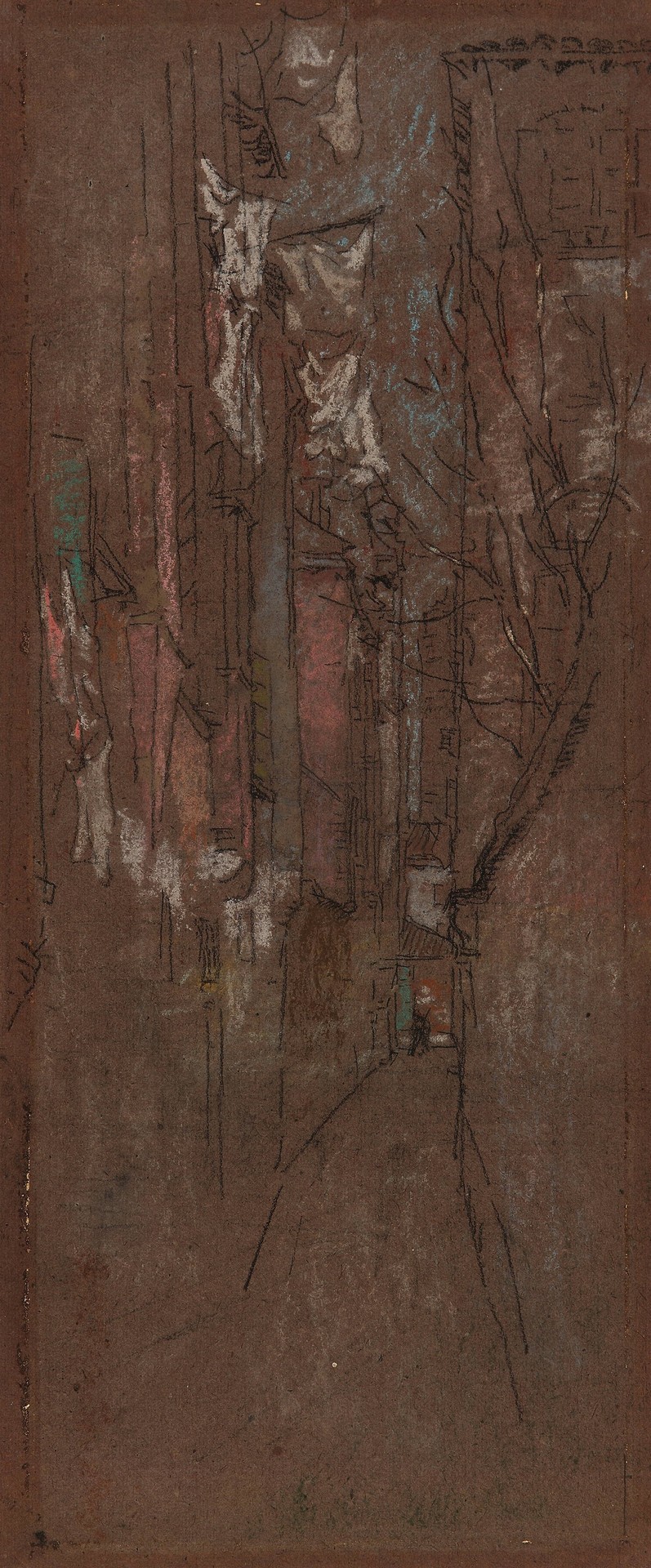 A Street in Venice - by James Abbott McNeill Whistler