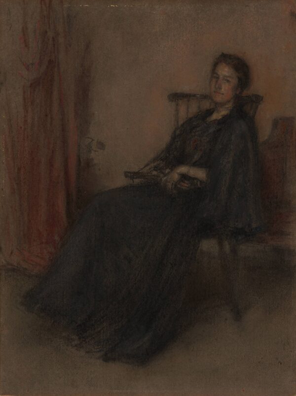 Portrait of Miss Emily Tuckerman - by James Abbott McNeill Whistler