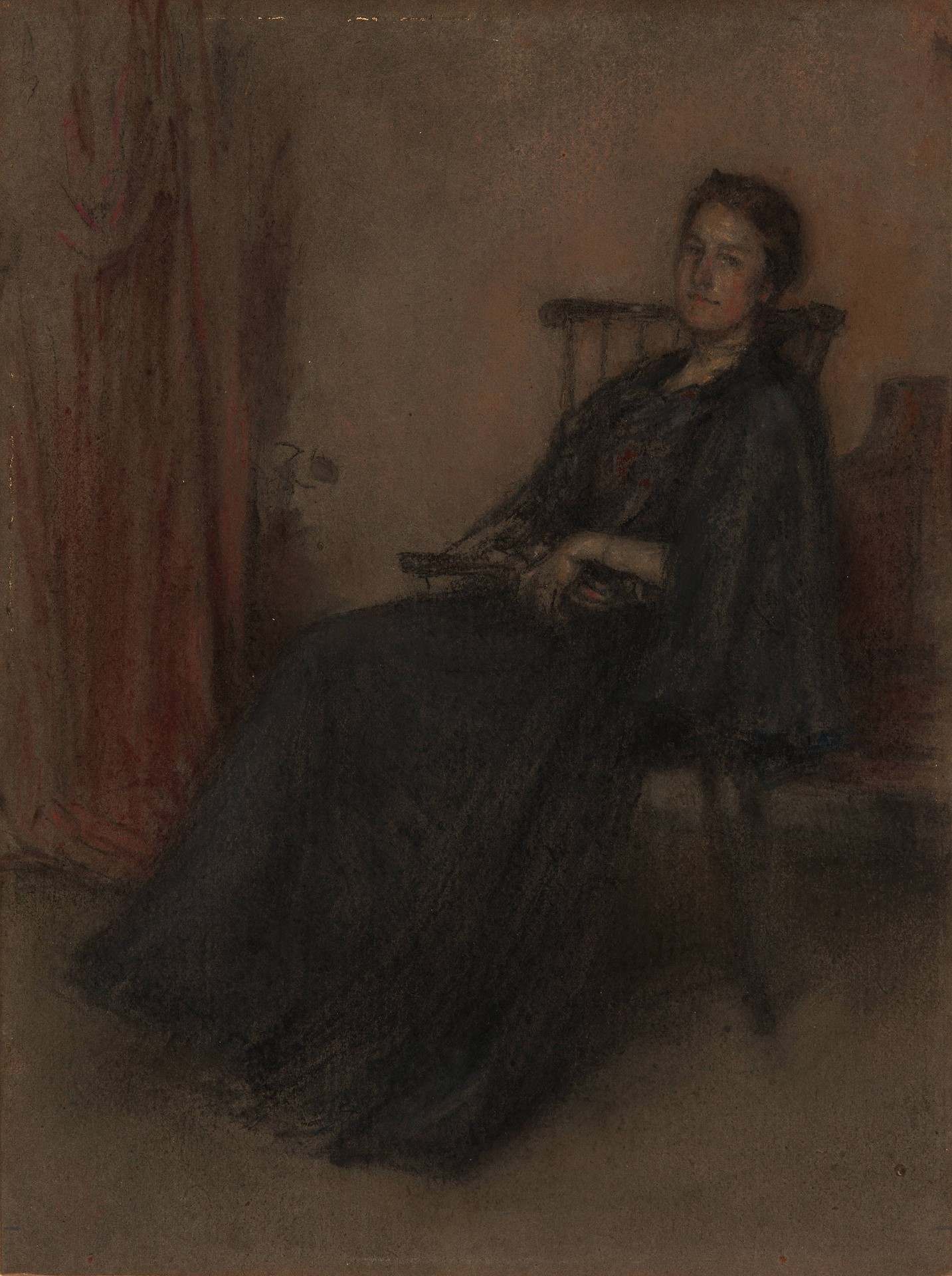 Portrait of Miss Emily Tuckerman - by James Abbott McNeill Whistler