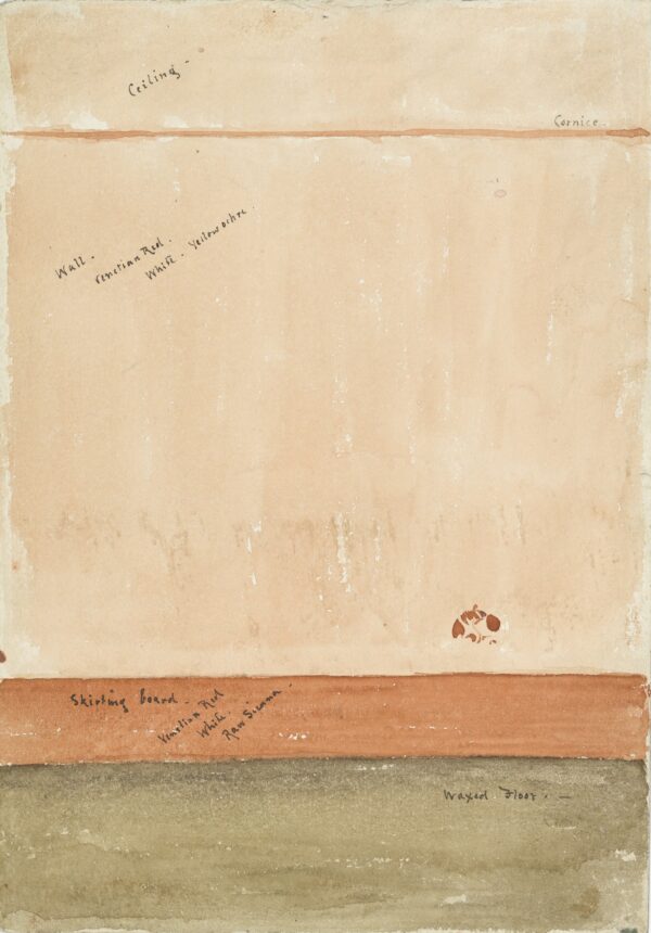 Design for the Coloring of a Room - by James Abbott McNeill Whistler