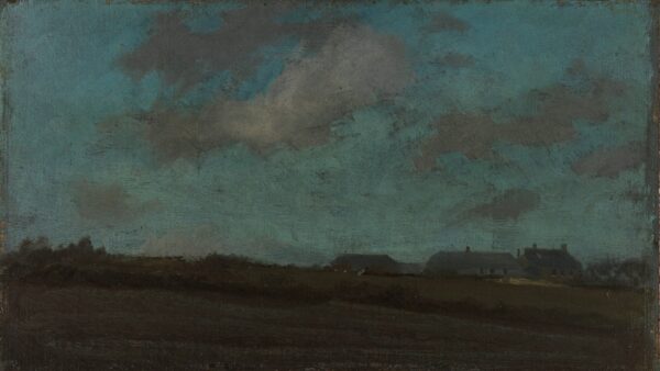 Note in Blue and Opal - The Sun Cloud - by James Abbott McNeill Whistler