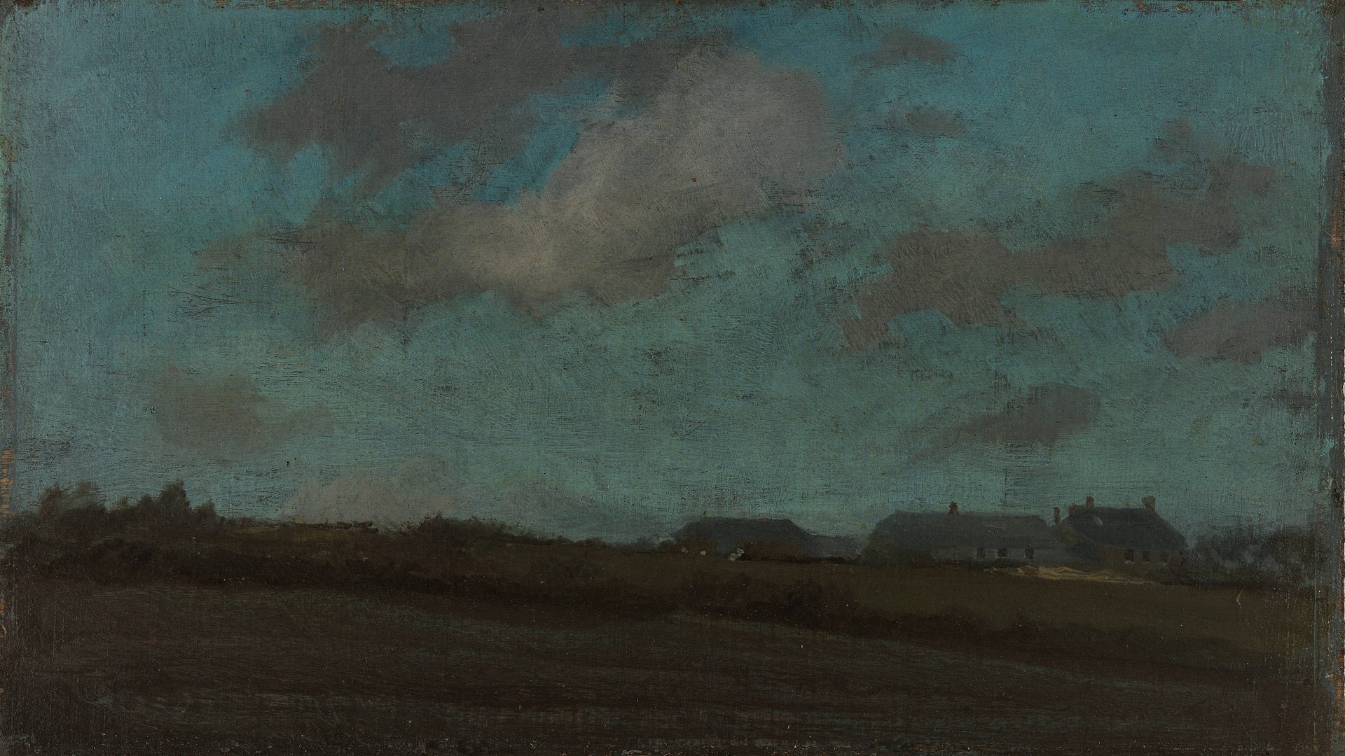 Note in Blue and Opal - The Sun Cloud - by James Abbott McNeill Whistler