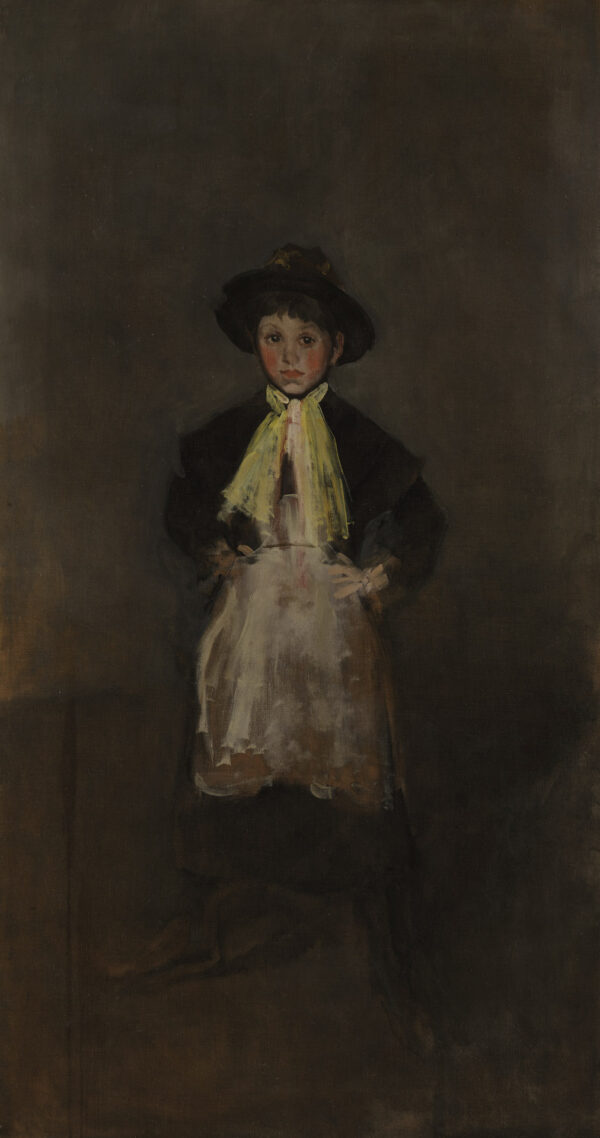 The Chelsea Girl - by James Abbott McNeill Whistler