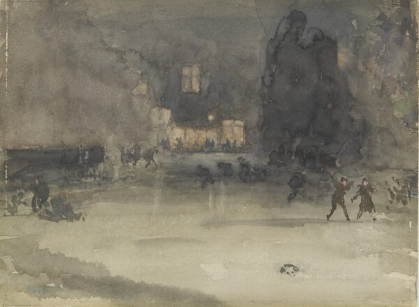 Nocturne: Amsterdam in Winter - by James Abbott McNeill Whistler
