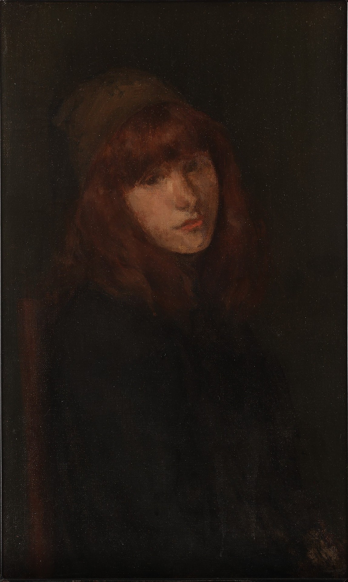 The Green and Gold: The Little Green Cap - by James Abbott McNeill Whistler