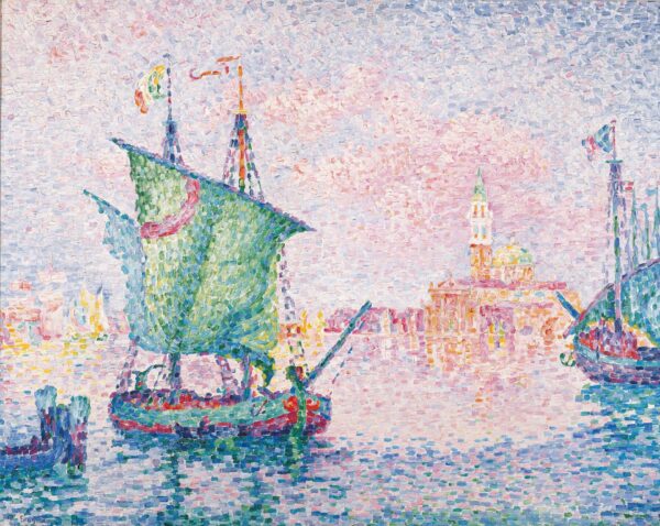 Venice, The Pink Cloud, 1909 - by Paul Signac