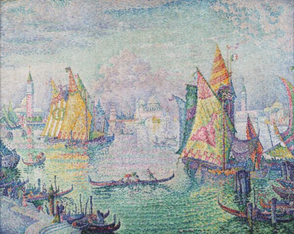 The Lagoon of Saint Mark, Venice - by Paul Signac