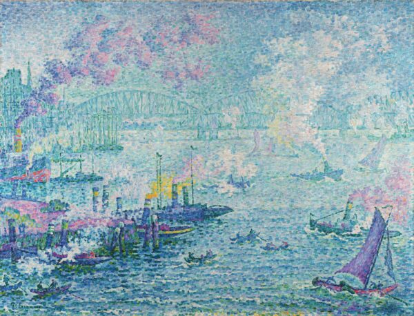 The Port of Rotterdam - by Paul Signac