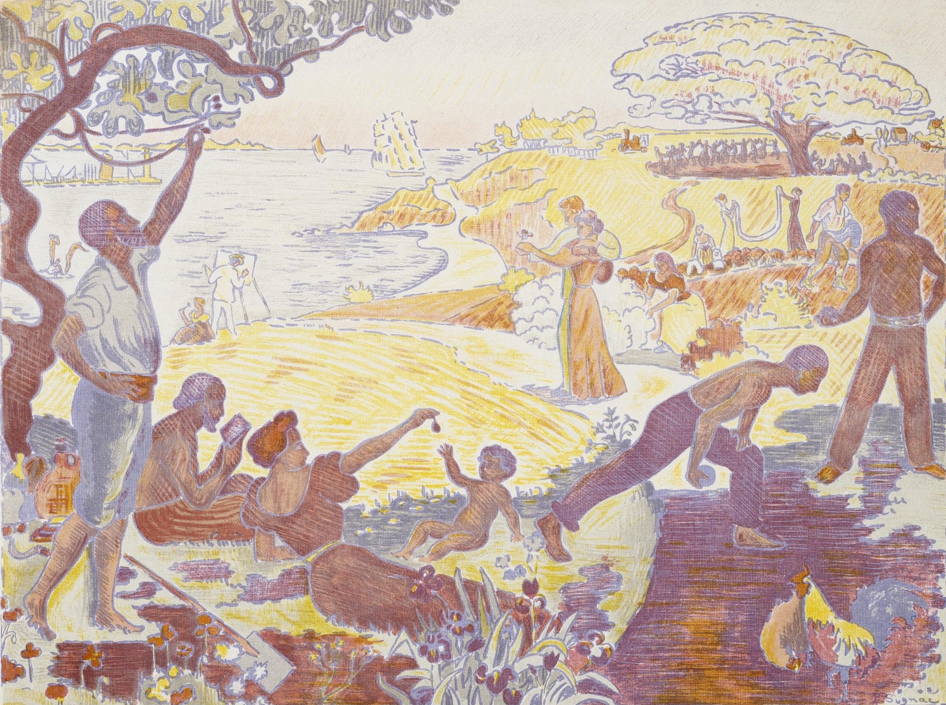 In the Time of Harmony: The Joy of Life--Sunday - by the Sea