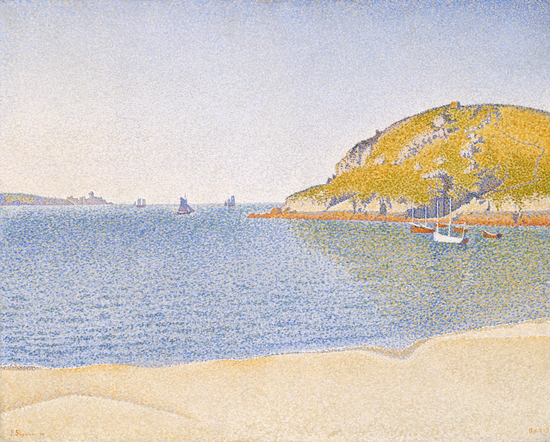 Port of Saint-Cast - by Paul Signac