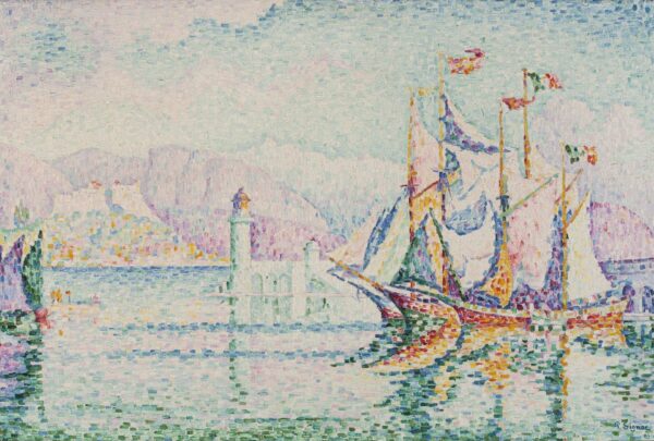 Antibes. Morning - by Paul Signac
