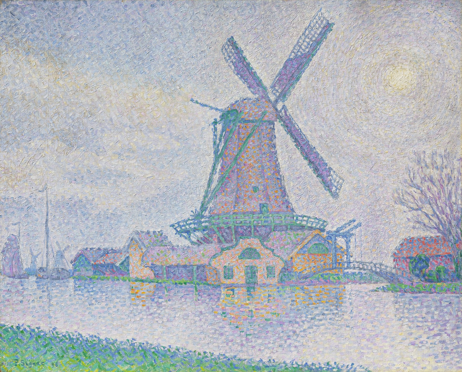 Mill of Edam - by Paul Signac
