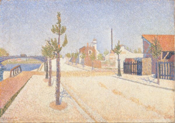 Quay at Clichy - by Paul Signac