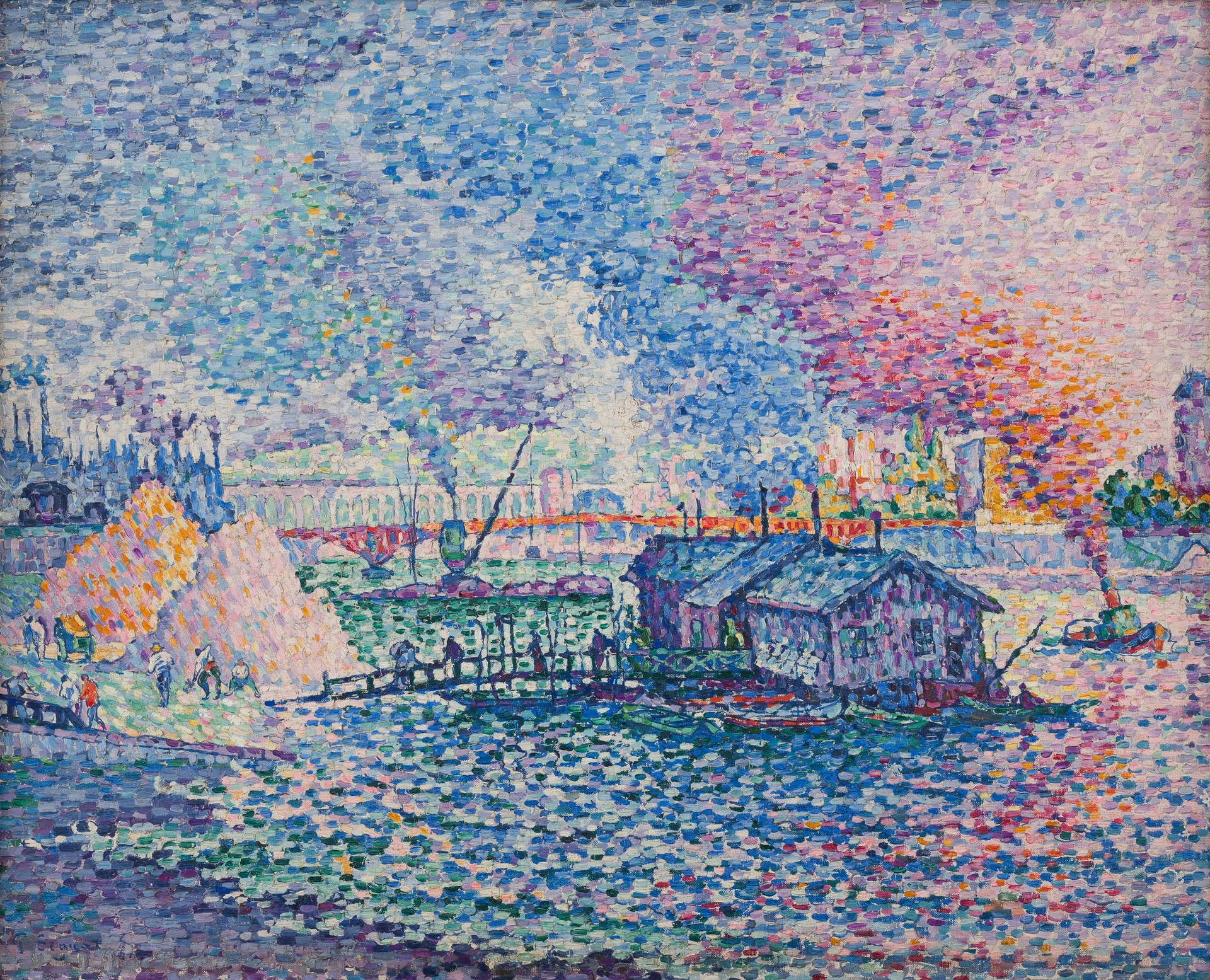Mirabeau Bridge - by Paul Signac