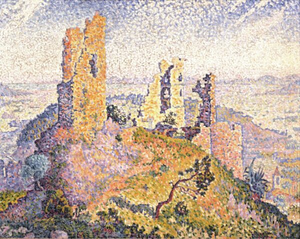 The Ruins at Grimaud, Saint-Tropez - by Paul Signac