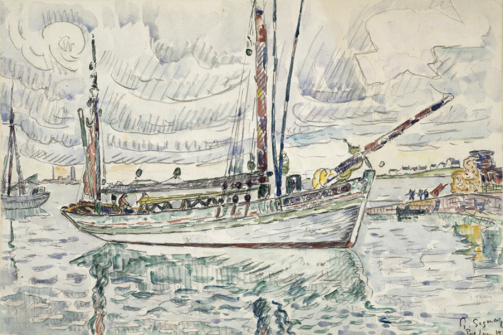Port Louis - by Paul Signac