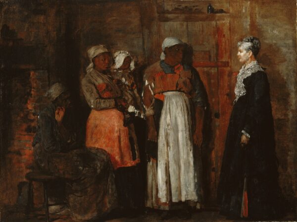 A Visit from the Old Mistress - by Winslow Homer
