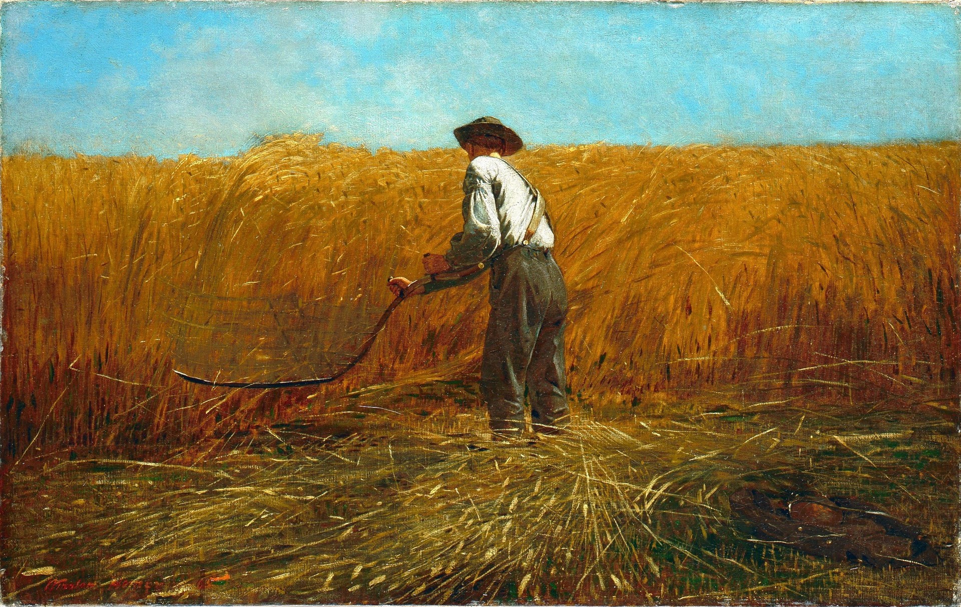 "The Veteran in a New Field" by Winslow Homer