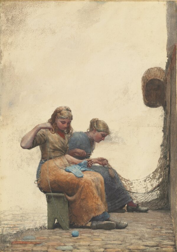 Mending the Nets - by Winslow Homer