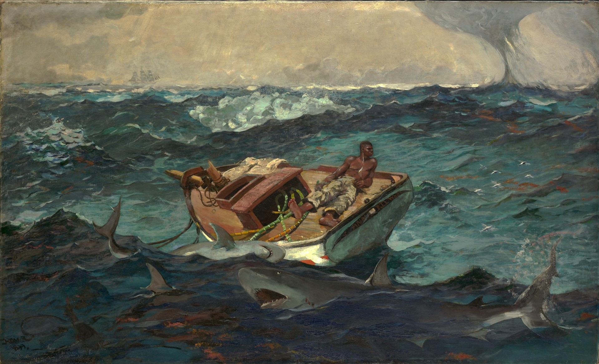 The Gulf Stream - by Winslow Homer