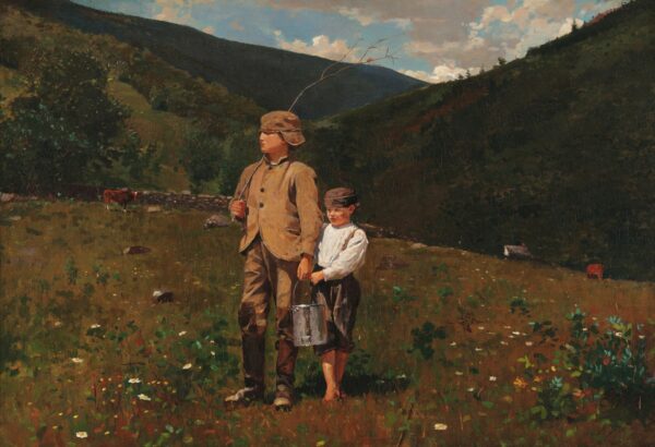 Crossing the Pasture - by Winslow Homer