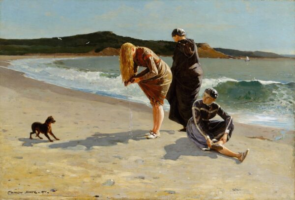 Eagle Head, Manchester, Massachusetts (High Tide) - by Winslow Homer