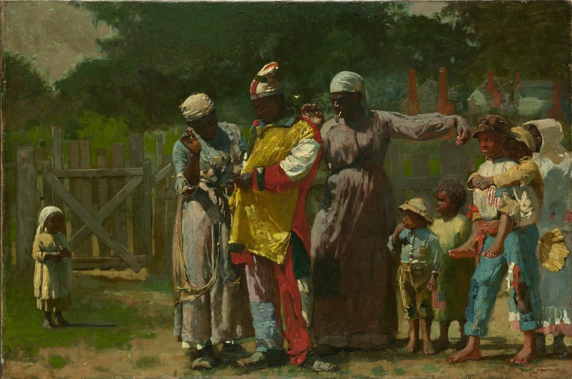 Dressing for the Carnival - by Winslow Homer