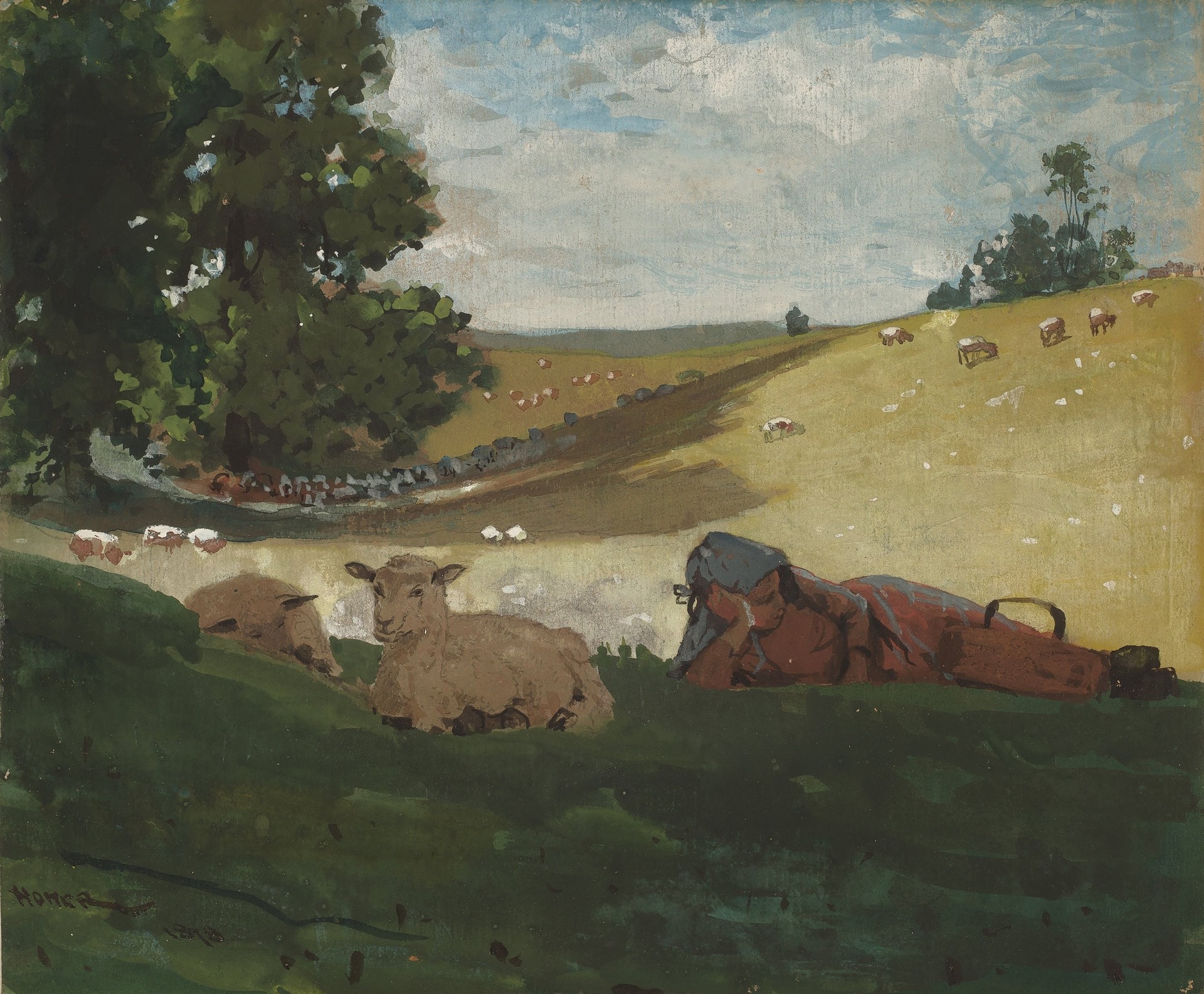 Warm Afternoon - by Winslow Homer