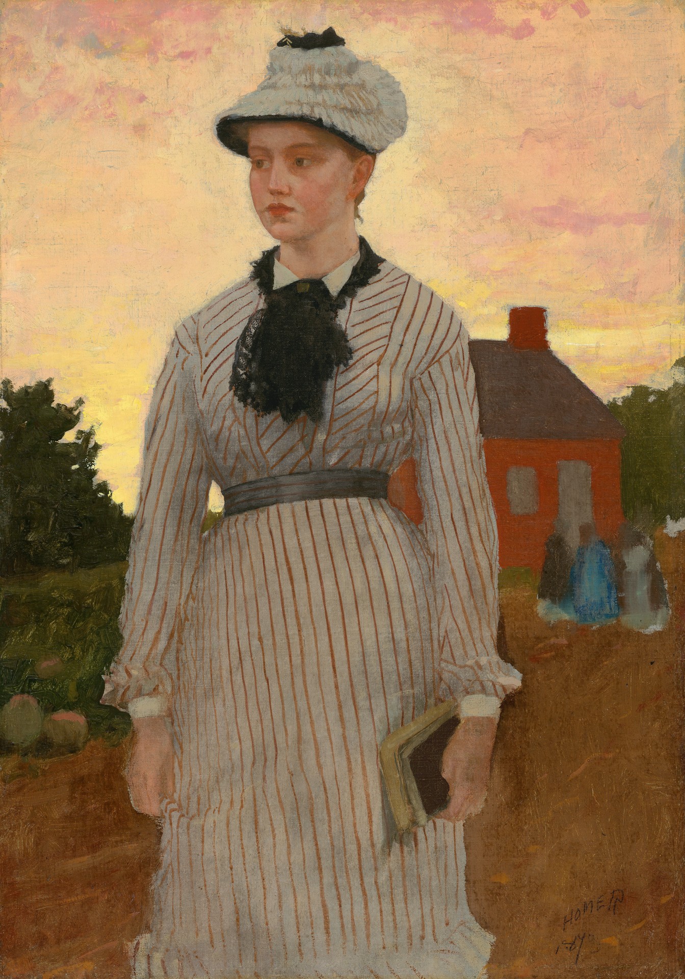 The Red School House - by Winslow Homer