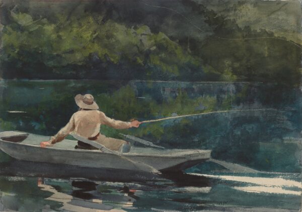 Casting, Number Two - by Winslow Homer