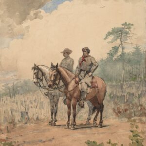 Two Scouts - by Winslow Homer
