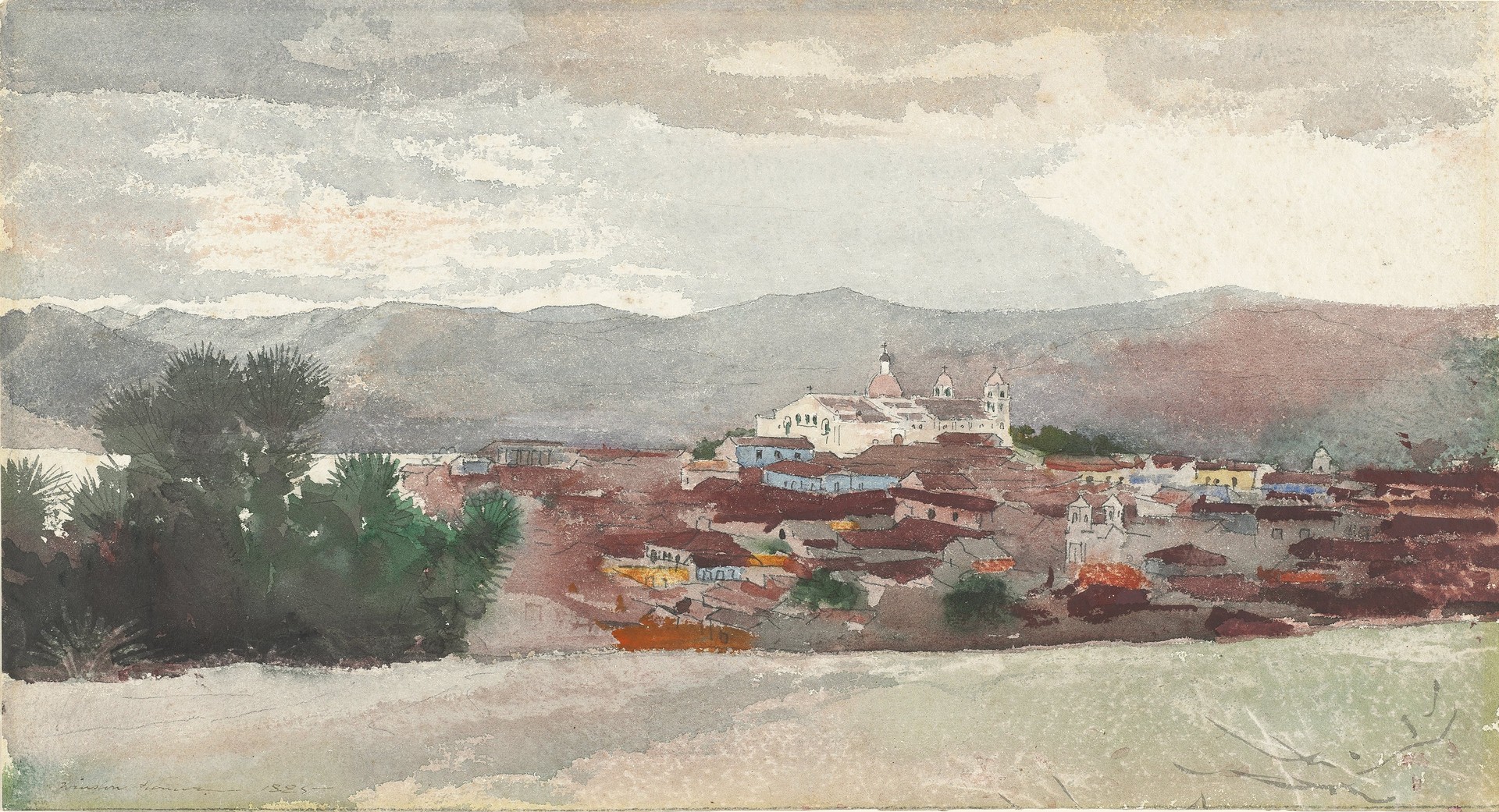 View of Santiago de Cuba - by Winslow Homer