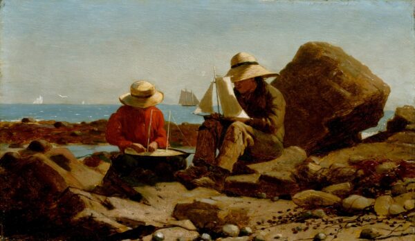 The Boat Builders - by Winslow Homer