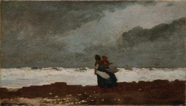 Two Figures - by the Sea
