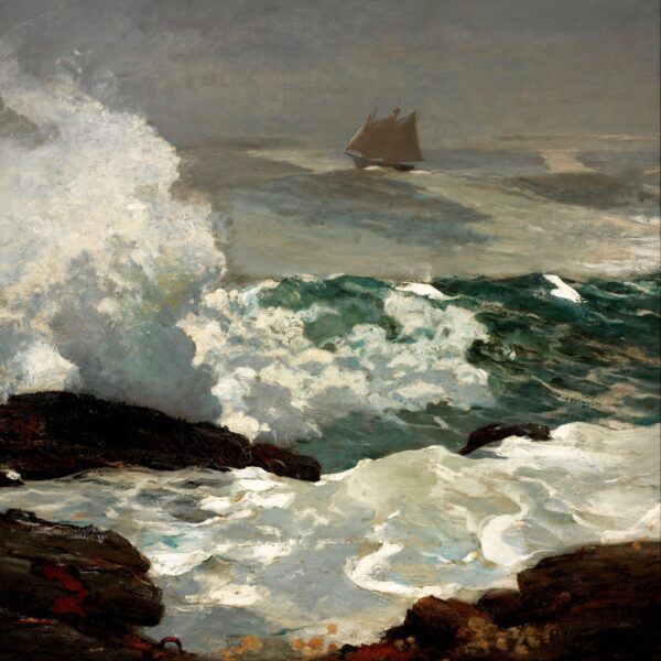 On a Lee Shore - by Winslow Homer