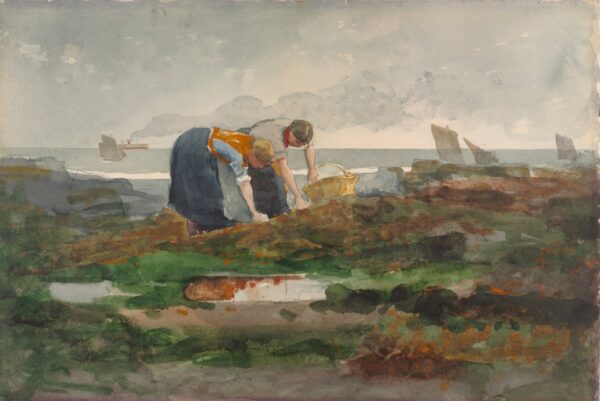 The Mussel Gatherers - by Winslow Homer