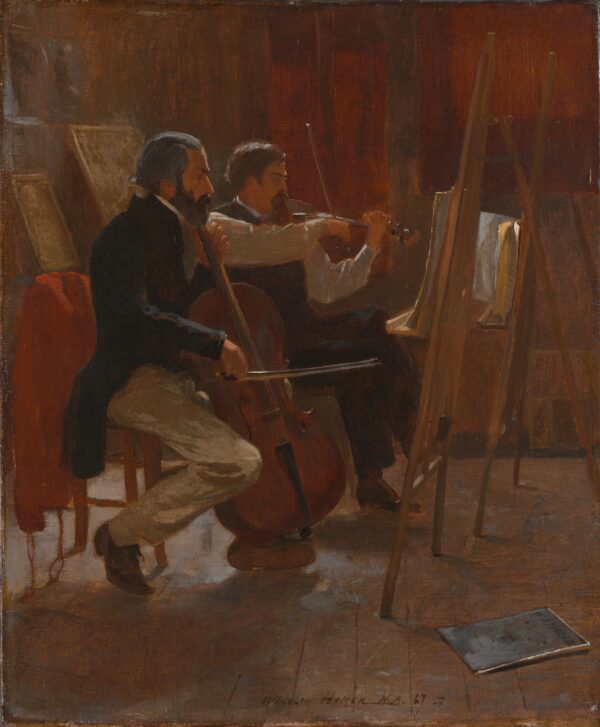 The Studio - by Winslow Homer