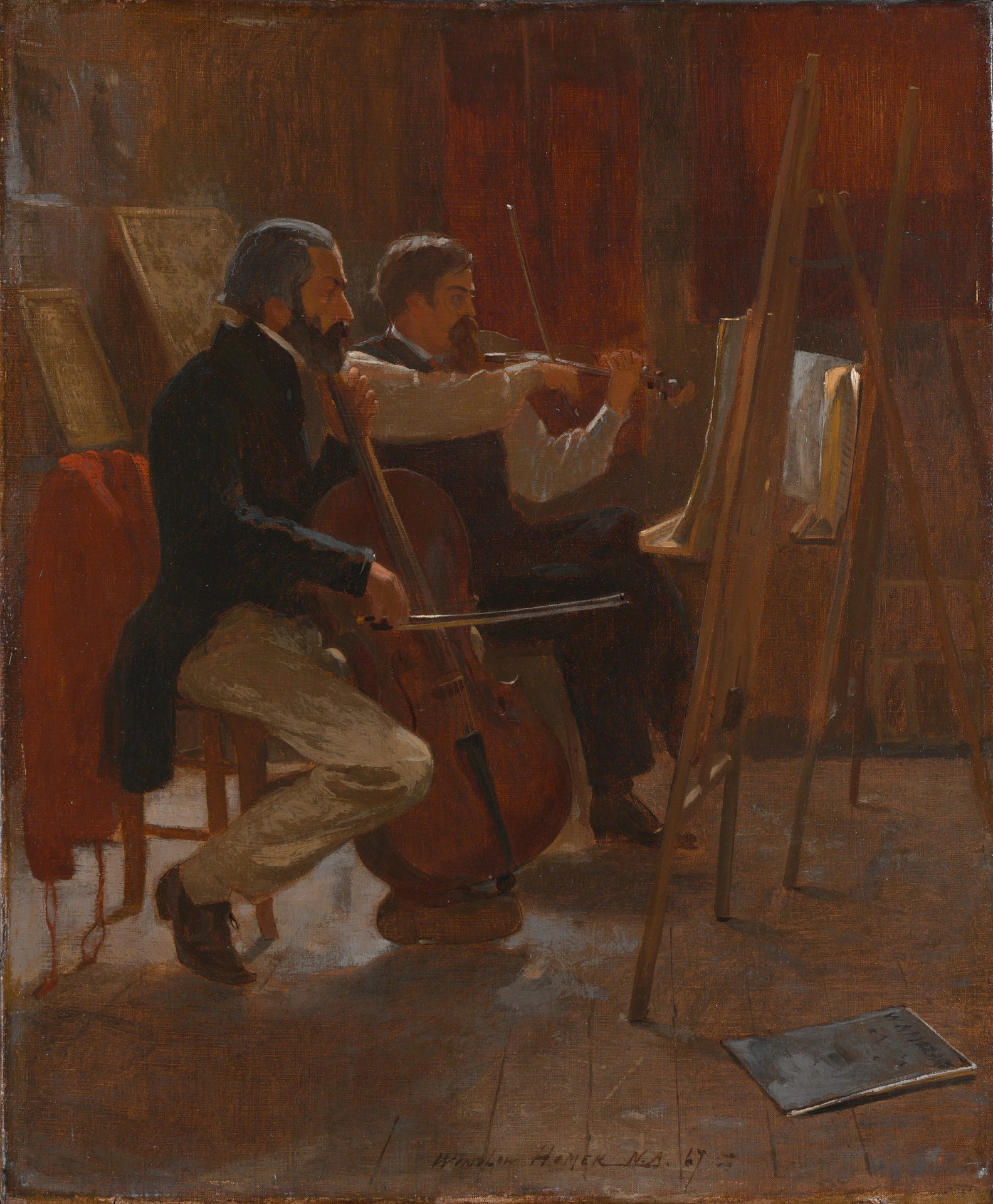 The Studio - by Winslow Homer