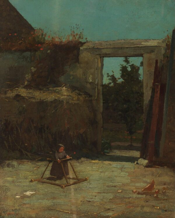 The French Farmyard - by Winslow Homer