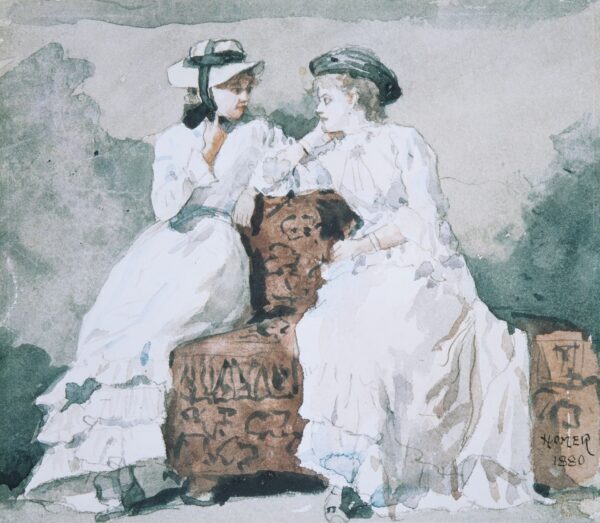 Two Ladies - by Winslow Homer