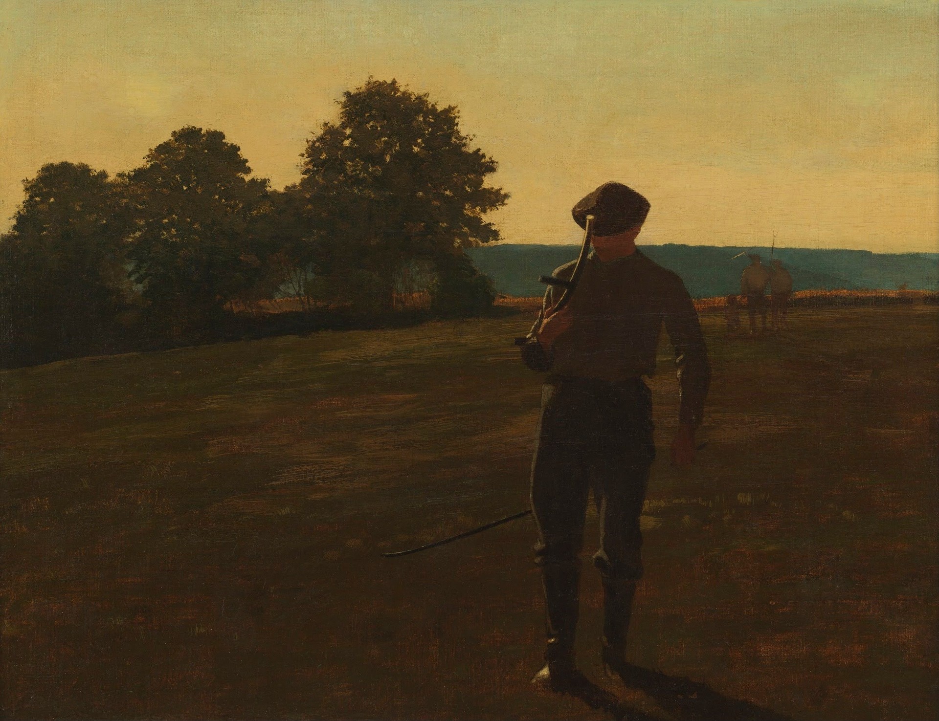 Man with a Scythe - by Winslow Homer