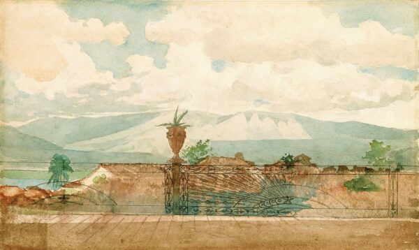 Balcony in Cuba - by Winslow Homer