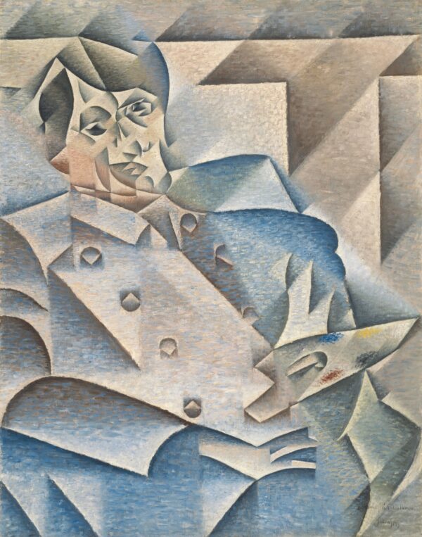 Portrait of Pablo Picasso - by Juan Gris