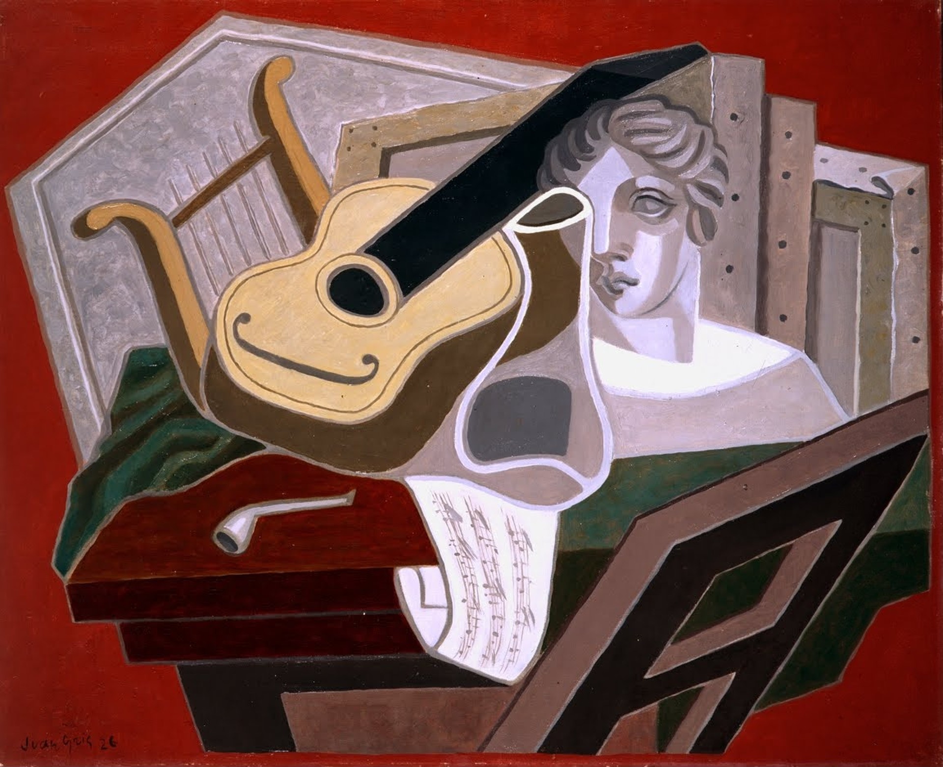The Musician's Table - by Juan Gris