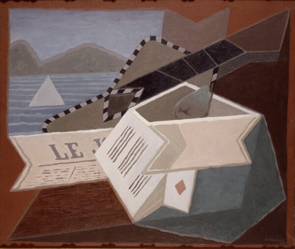 Guitar in Front of the Sea - by Juan Gris