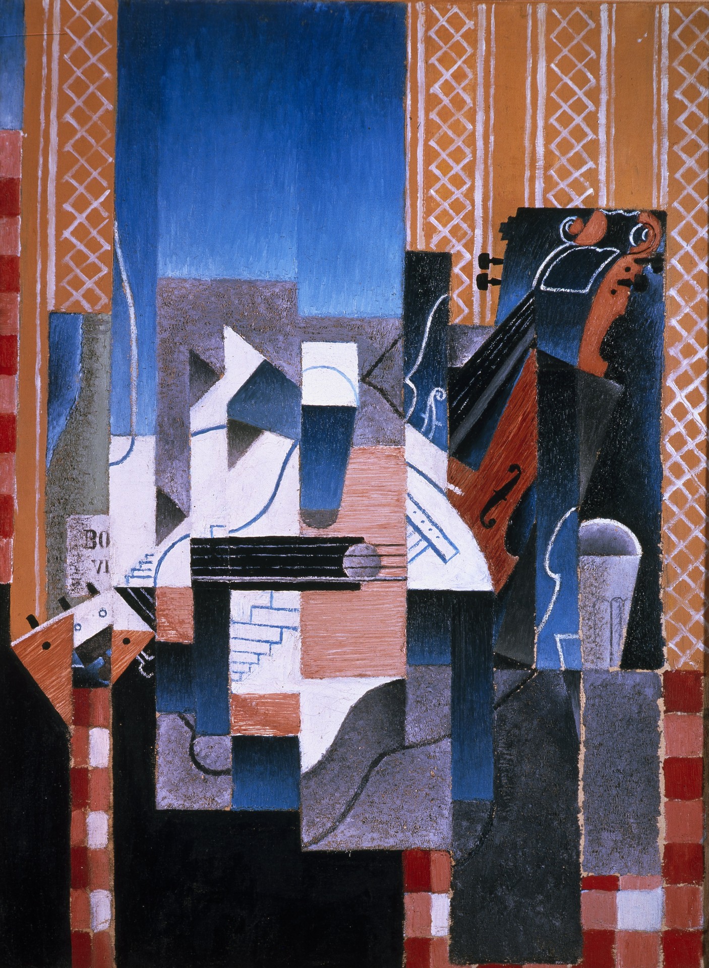 Violin and Guitar - by Juan Gris