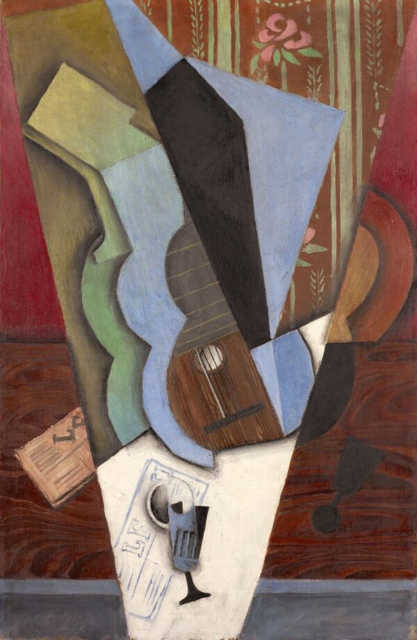 Abstraction (Guitar and Glass) - by Juan Gris